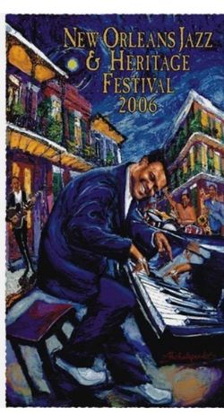 2006 New Orleans Jazz & Heritage  by James Michalopoulos SIGNED