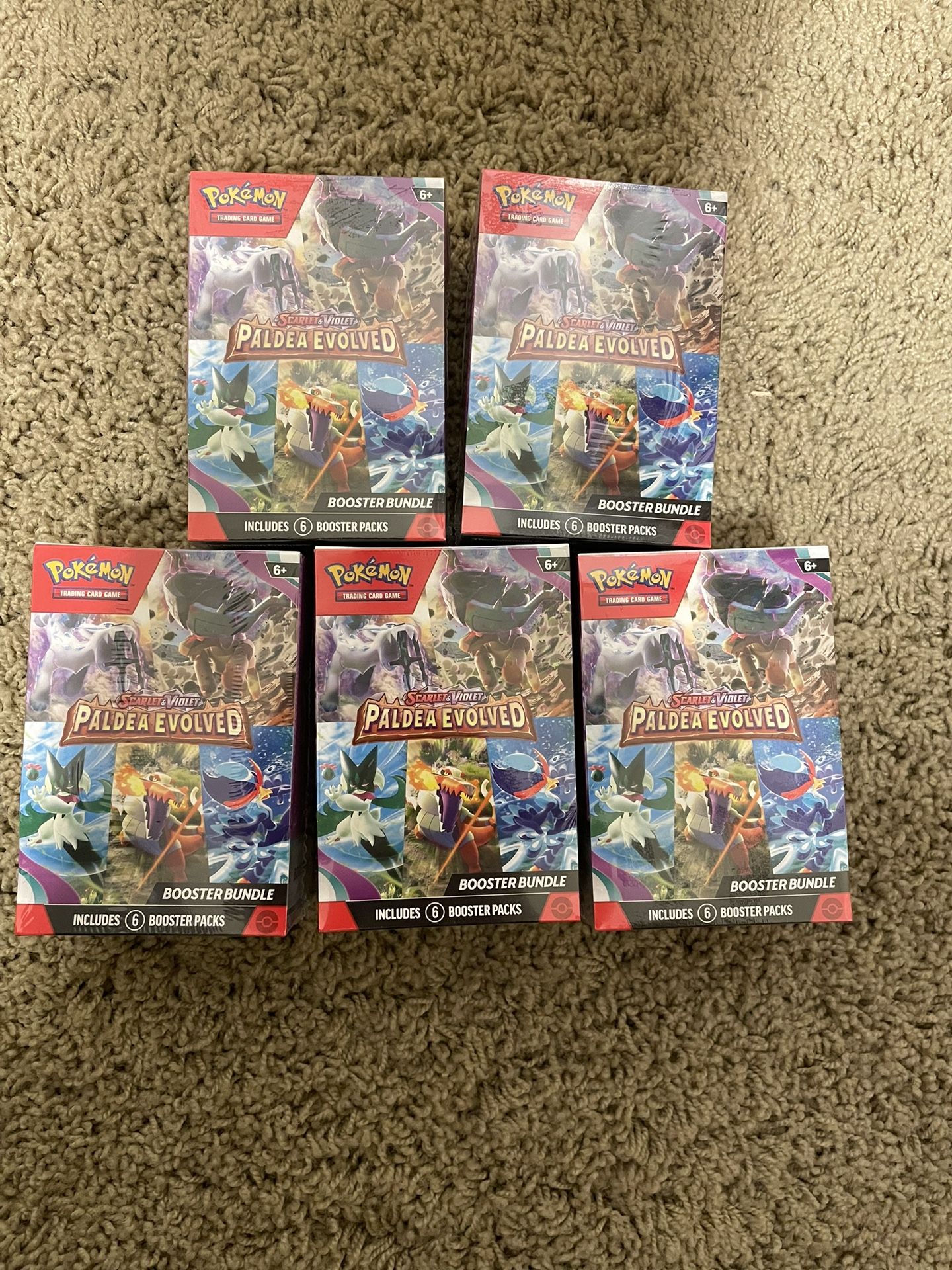 Pokemon Paldea Evolved Booster Bundles