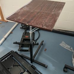 Free Adjustable overbed tables (hospital-style)