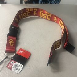 NCAA  USC Trojans  22” long licensed Lanyard red