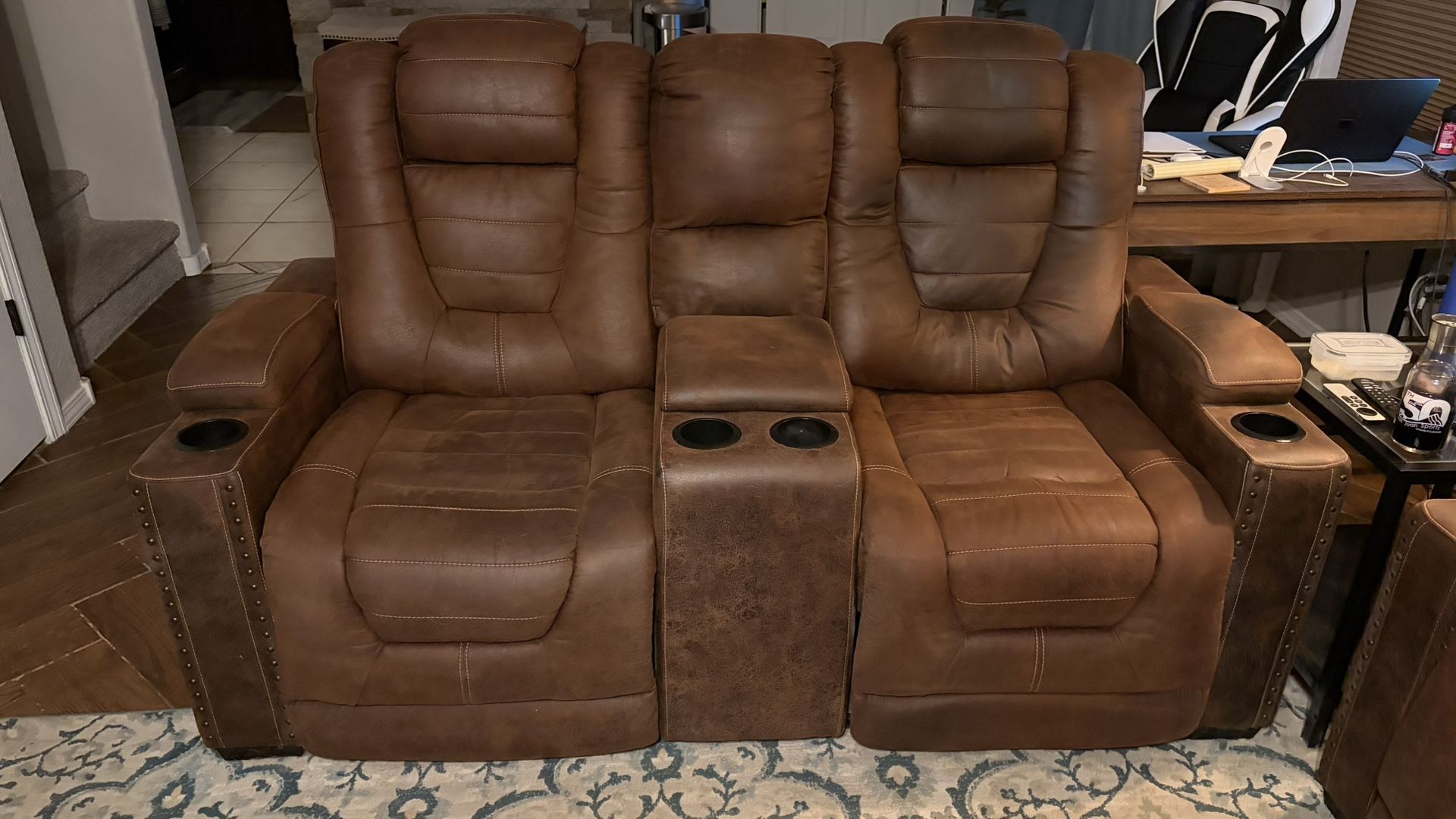 Ashley Game Zone Power Sofa + Loveseat