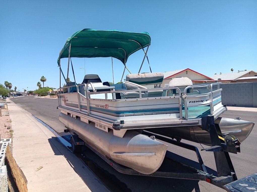 1995 Sun Tracker Pontoon Boat 7000obo