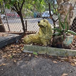 Dog Made Of Ceramics 