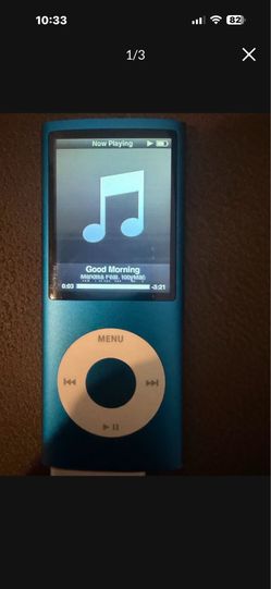 blue Apple iPod Nano fourth generation
