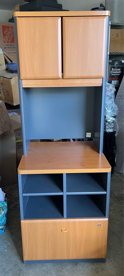 Bush Office Printer Stand/Storage Hutch