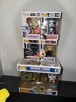 Funko Pop Lot of 5 Star Wars Marvel