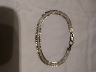 9.25 Sterling silver flat bracelet