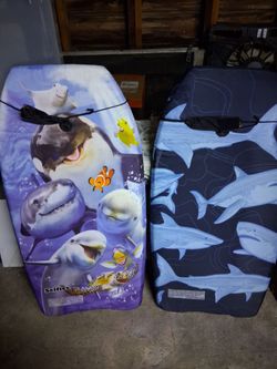 Kids Bodyboards Set of 2 Ocean Print