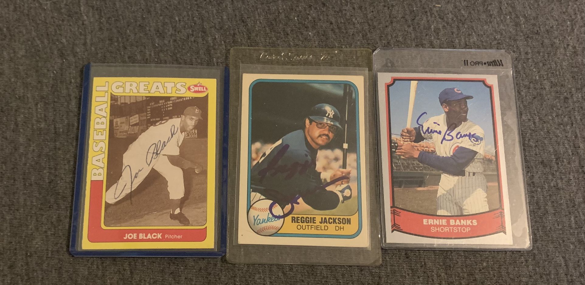 Autographed Baseball Cards