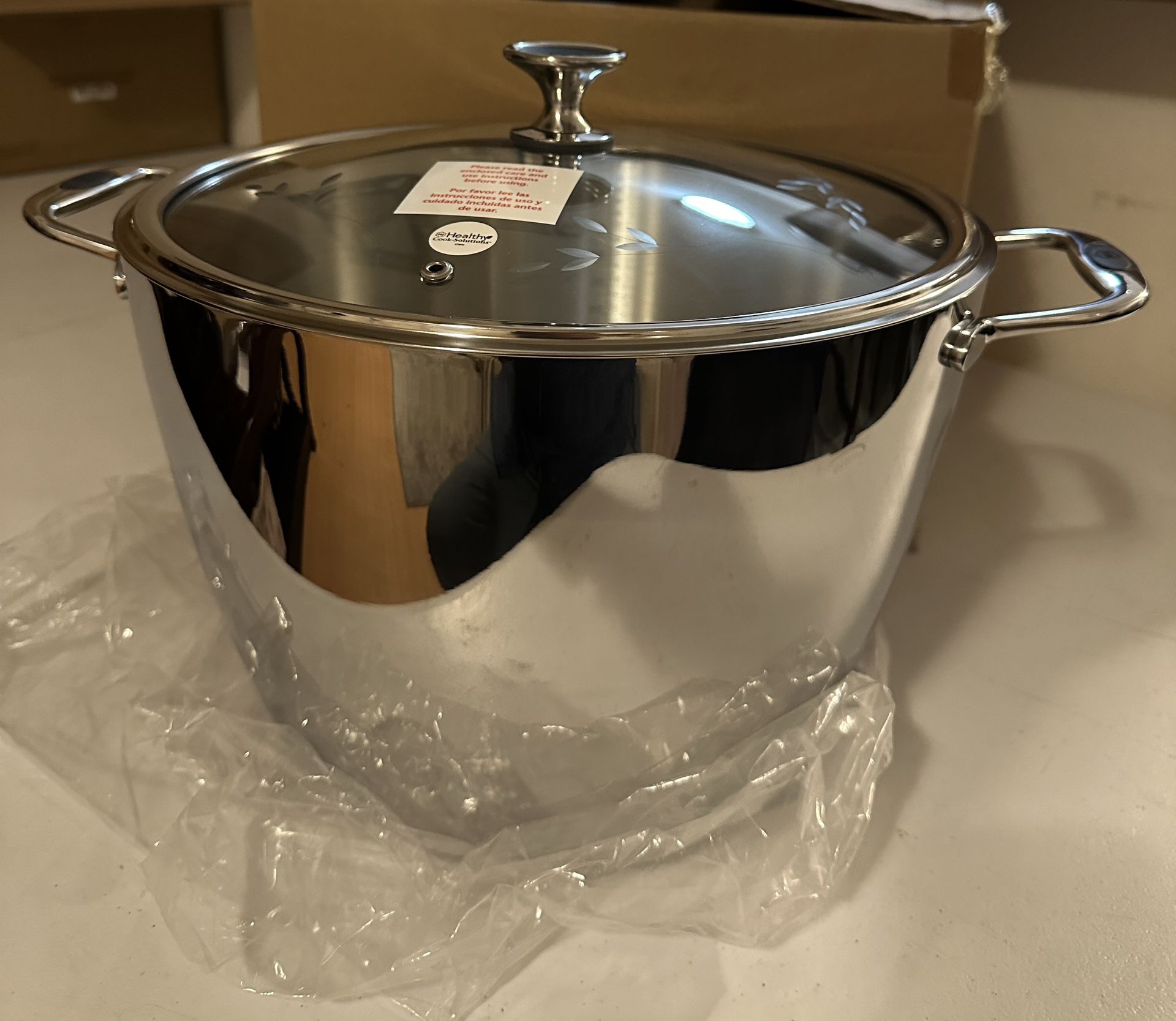 Princess House 12 QT Healthy Cook-Solutions Stockpot 