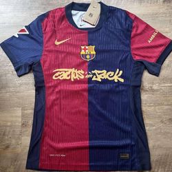 FC Barcelona x Cactus Jack Lamine Yamal #19 Jersey – 2024/25 Special Edition