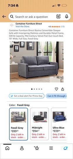 Couch/pull out bed NEED GONE