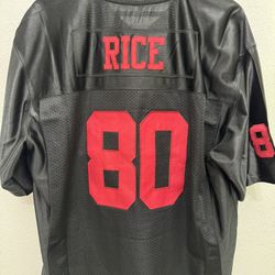 Jerry Rice #80 Custom Jersey Fully Stitched Size XL *BrandNew*