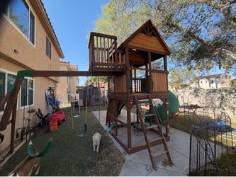 HUGE WOODEN PLAYSET - $500 - MUST