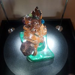 Gemstone Encrusted Food Dog