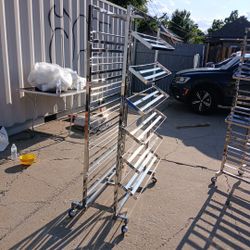2 Stainless Steel Shoe Racks