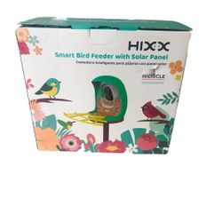 HIXX Smart Bird Feeder AI Powered with Video Camera Solar Powered Notifications