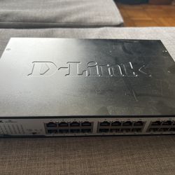 D-Link 24-Port Gigabit Unmanaged/ Plug and Play Switch | Fanless | Metal Compact | Desktop/Rackmount - (DGS-1024D)