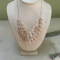 2 Layer Beaded Necklace 