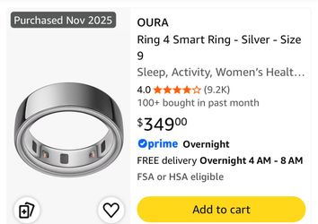 Oura smart ring