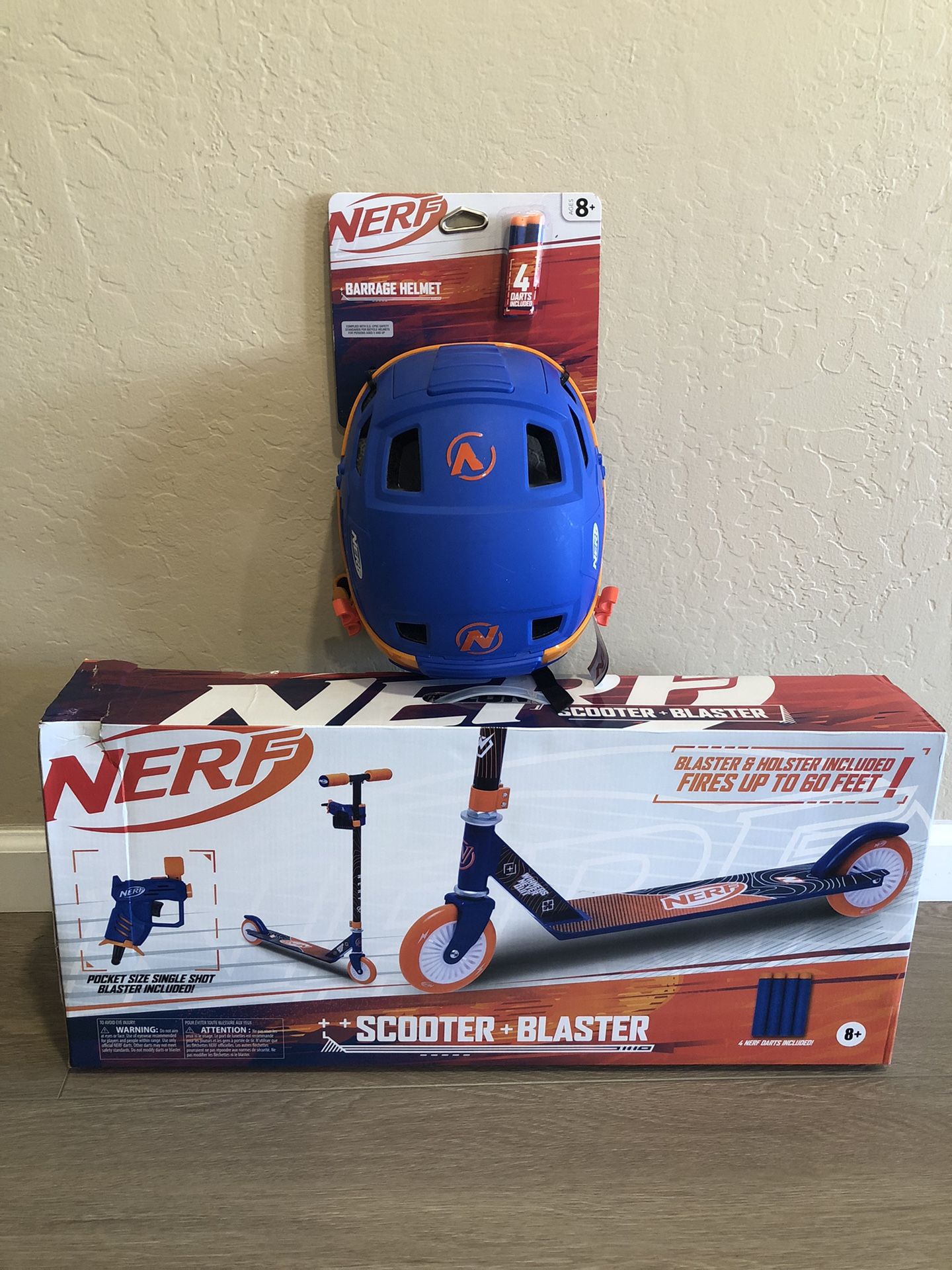 Nerf Scooter And Helmet