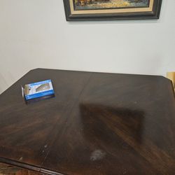 Wooden Kitchen Table And 2 Chairs