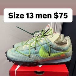 Nike off white size 13 men or 14.5 women