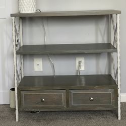 Gray Bookshelf