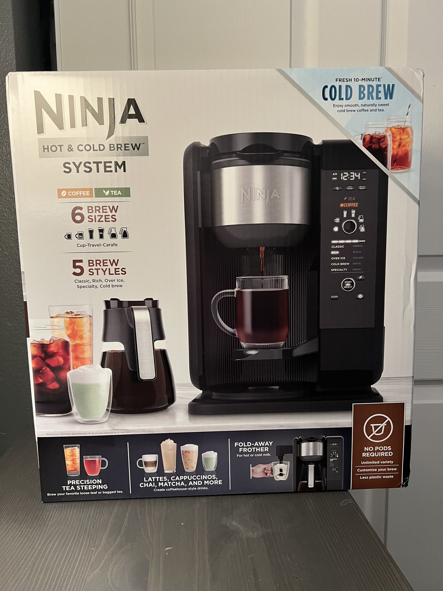 Ninja Coffee Maker With Frother And Can Make Single Cup With Pods As Well!  for Sale in Victorville, CA - OfferUp