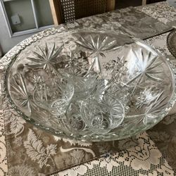 Vintage Punch Bowl