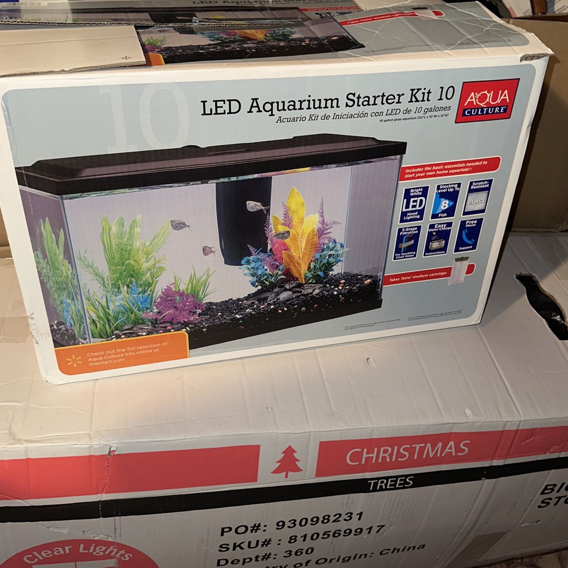 Fish Tank With All Goods