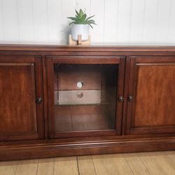 Legends Furniture Solid Wood  TV Stand in Brown  