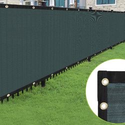 ZENY™ 6ft x 50ft Outdoor Privacy Screen Fence 150 GSM Heavy Duty Mesh Fence Cover