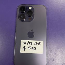 IPhone 14 Pro 128 Gb | Unlocked | Comes with Store warranty | Free charger and Cable 