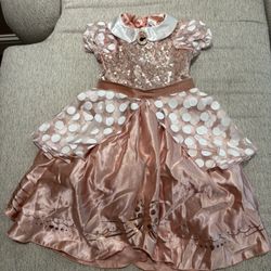 Girls Disney Minnie Mouse Dress Size 4-6x
