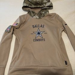 NFL Nike Dallas Cowboys Military Hoodie Women’s
