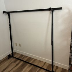 Queen Box Spring + Metal Bed Frame
