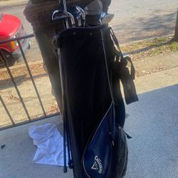 Golf Club Set With Bag In Great Condition 