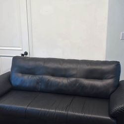 IKEA Black 3 Seater Couch