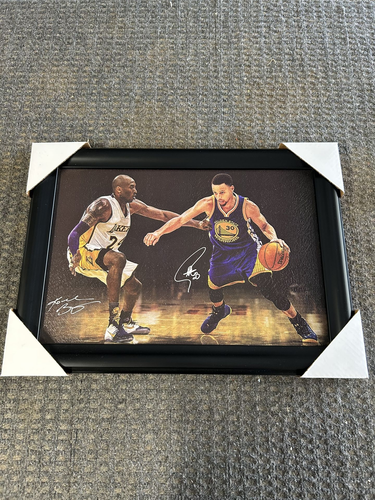 Kobe Bryant Vs Steph Curry Picture Frame