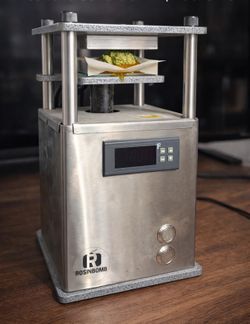 Rosinbomb Manual Rosin Press – Stainless Steel | Perfect Working Condition | Fresh Pressed Dabs at Home