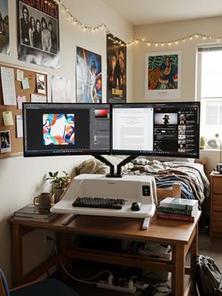 Electric Standing Desk Converter