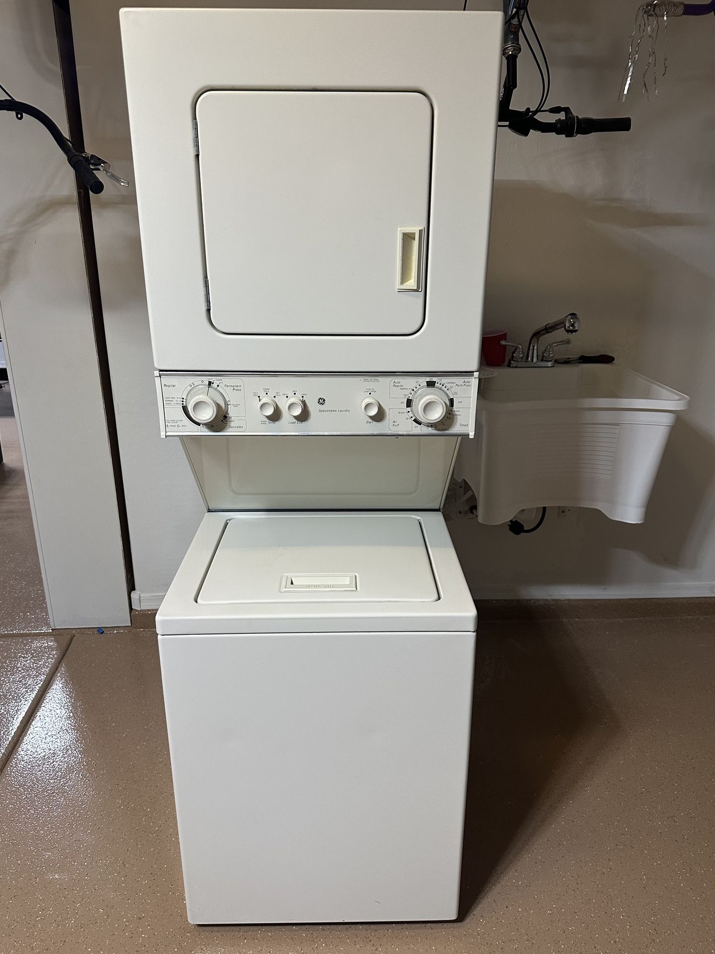 GE Stackable Washer and Dryer (1 Month Warranty)