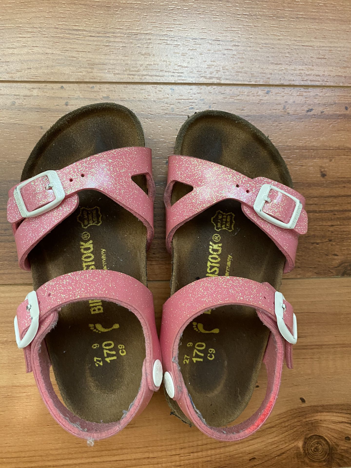 Birkenstock girl sandals size 27