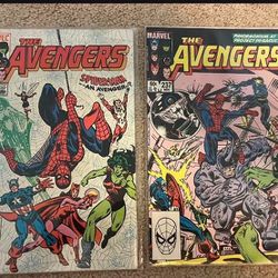 Bronze Age Avengers 236-237 Comics (Spider Man)
