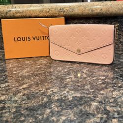 Pink LV Monogram Pochette Félicie