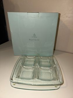 Partylite Stratus Candle Trays