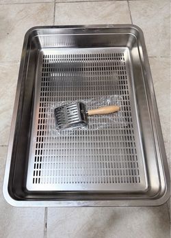 Stainless Steel Sifting Litter Box