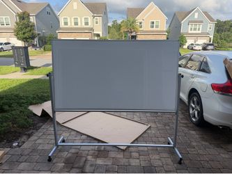 72in x 40in Whiteboard - Revolving w/ Wheels