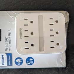 Philips 6 Outlet Grounded Power Tap